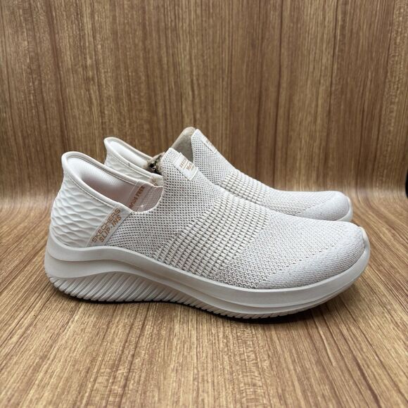 Martha Stewart Skechers Slip-ins Ultra Flex 3.0 Neptune NAT Size 7.5 NEW - Picture 1 of 9